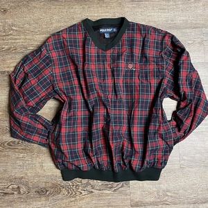 POLO GOLF Vintage Ralph Lauren Plaid Pullover